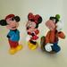 Disney Toys | Disney Mickey Mouse Squeeze Bath Toys Lot Of 3 Minnie Goofy Bath Time Fun T1 | Color: Orange/Red | Size: One Size