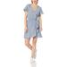 J. Crew Dresses | J Crew Mercantile Floral Wrapped Dress In Xs | Color: Blue/White | Size: Xs