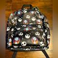 Disney Accessories | Disney Tim Burtons The Nightmare Before Christmas Leather Backpack Nwt | Color: Black/Purple | Size: Osbb