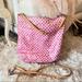 Coach Bags | Euc Vintage Coach Tote Bag With Pink Logo Print, Coach, Women’s Handbags, Pink | Color: Pink | Size: Os