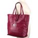 Coach Bags | Coach Scarlet Red Legacy Soft Leather Turnlock Tote | Color: Pink/Red | Size: Os