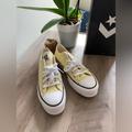 Converse Shoes | Converse Chuck Taylor All Star Lift Platform Lemon Drop 6 | Color: White/Yellow | Size: 6