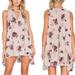 Free People Dresses | Free People Boho Floral Tunic Dress Xs | Color: Purple/Red | Size: Xs