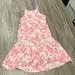 Zara Dresses | Floral Sundress | Color: Cream/Pink | Size: 13/14