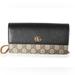 Gucci Bags | Gucci Gg Supreme & Black Leather Gg Marmont Chain Wallet | Color: Black/Gold | Size: Os