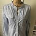 J. Crew Dresses | Jcrew Casual Button Down Striped Dress | Color: Blue/White | Size: 8