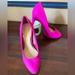 Jessica Simpson Shoes | Jessica Simpson Hot Pink Pumps 5.5 | Color: Pink | Size: 5.5
