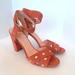 Kate Spade Shoes | Kate Spade Suede Leather Rose Gold Heels Sandals Size 10 | Color: Pink | Size: 10