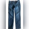 Free People Jeans | Free People Low Rise Whiskered Cropped Stretch Denim Jeans Size 26 31x25 | Color: Blue | Size: 26