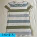 Anthropologie Tops | Anthropologie Pilcro And The Letterpress Muted Pastel Striped T-Shirt Size Small | Color: Green/White | Size: S