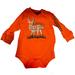 Carhartt One Pieces | Carhartt Onesie Baby 6m Orange Long Sleeve Shirt One Piece Outfit Deer Hunting | Color: Orange/Tan | Size: 6mb