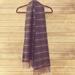 Coach Accessories | Coach Wool & Cashmere Blue Purple Pink Scarf | Color: Pink/Purple | Size: Os