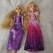 Disney Toys | Disney Princess Dolls Lots Of 2 Aurora & Rapunzel | Color: Pink/Purple | Size: Osbb