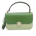 Kate Spade Bags | Kate Spade Audrey Colorblock Bag Top Handle Flap Crossbody Box Bag Sage Green | Color: Green/White | Size: Various