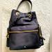 Ralph Lauren Bags | Like New! Nylon Ralph Lauren Lauren Black Bucket Shoulder Bag! | Color: Black/Gold | Size: Os
