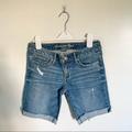 American Eagle Outfitters Shorts | American Eagle | Stretch Jean Bermuda Short | Sz 6 | Color: Blue | Size: 6