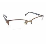 Coach Accessories | Coach Leigh Hc 5046 9155 Brown Tortoise Half Rim Eyeglasses Frames 52-18 135 | Color: Brown | Size: Os