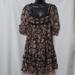 Free People Dresses | Free People More Than A Feeling Tunic Black Multi-Color Floral. Size Xs | Color: Black/Cream | Size: Xs