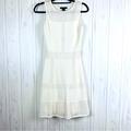 Ralph Lauren Dresses | Lauren Ralph Lauren Dress Knit Stretch Pullover White Xs | Color: White | Size: Xs