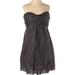 J. Crew Dresses | J Crew Dress Strapless Sweetheart Charcoal Grey 2 | Color: Gray | Size: 2p