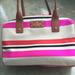 Kate Spade Bags | Kate Spade New York Kaleigh Oak Island Stripe Tote Nwt | Color: Orange/Red/Yellow | Size: Os