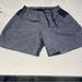 Lululemon Athletica Shorts | Lululemon Shorts Women's Xs Running Grey Lined Perforated Drawstring Rn 106259 | Color: Black/Gray | Size: 24