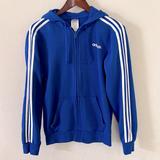 Adidas Jackets & Coats | Adidas Stripes Jacket | Color: Blue/White | Size: S