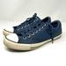 Converse Shoes | Converse All*Star Blue Leather Sneakers, Women’s Size 12, Men’s Size 10 | Color: Blue/Cream | Size: 12