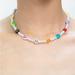 Brandy Melville Jewelry | Brandy Melville Smile Necklace! | Color: Pink | Size: Os