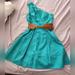 Jessica Simpson Dresses | Jessica Simpson One Shoulder Teal Belted Dress Size 2 Nwot | Color: Blue/Green | Size: 2