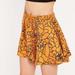 Adidas Skirts | Adidas X Pharrell Floral Mini Skirt Sz L | Color: Black/Orange | Size: L