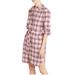 Burberry Dresses | Authentic Burberry Agna Tartan Check Print Lace Shirtdress In Pink Azalea 10 | Color: Pink | Size: 10