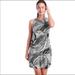 Athleta Dresses | Athleta Santorini Printed High Neck Dress Nwot | Color: Black/White | Size: S