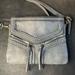 American Eagle Outfitters Bags | Dark Grey Crossbody Bag With Gold Detailing | Color: Gold/Gray | Size: Os
