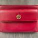 Tory Burch Bags | Dark Sahara Saffiano Leather "Robinson" Reva Zip Pouch Clutch Wallet | Color: Pink | Size: Os