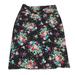 Lularoe Skirts | Lularoe Black Floral Mini Skirt Size Xs | Color: Black | Size: Xs