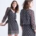 Madewell Dresses | Madewell Woodland Boho Artisian Floral Dress | Color: Black/Gray | Size: 0