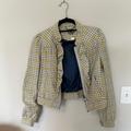 Anthropologie Jackets & Coats | Anthropologie | Idea Jacket | Size 4 | Color: Gray/Yellow | Size: 4