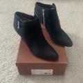 Coach Shoes | Coach Daphney Nubuck Ankle Boots Black | Color: Black | Size: 8