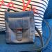 Nine West Bags | Blue Leather Crossbody Bag | Color: Blue/Silver | Size: Os