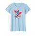 Disney Tops | Disney Lilo & Stitch 4th Of July Stitch Fireworks Rider T-Shirt Women’s Cut S | Color: Blue | Size: S