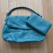 Kate Spade Bags | Kate Spade Purse & Wallet Tourquise Blue Gold Metal Accents One Strap Purse | Color: Blue/Green | Size: Os