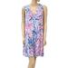 Lilly Pulitzer Dresses | Lilly Pulitzer Essie Mini Dress Printed Smocked Cotton Resort Xxs | Color: Green/Pink | Size: Xxs