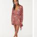 Free People Dresses | Free People Teegan Mini Dress Sz L Bnwt | Color: Black/Red | Size: L