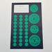 Louis Vuitton Office | Louis Vuitton City Guide Stickers - Dark Green | Color: Green | Size: 4.5 L X 7 H