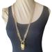 Louis Vuitton Jewelry | Authentic Louis Vuitton Lock And Key On Choker Chain Necklace | Color: Gold | Size: Os