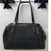 Coach Bags | Coach Madison Kimberly Carryall In Signature Black Canvas Leather Satchel Bag | Color: Black | Size: Os