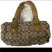 Coach Bags | Coach Handbag - Vintage- Beige - Zip Closure #L0872-F13117 Pre-Owned | Color: Brown/Tan | Size: Os