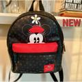 Disney Bags | Disney Minnie Mouse Character Backpack, New | Color: Black/Red | Size: Os
