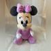 Disney Toys | Disney Parks Baby Minnie Mouse Lavender Pink Gray Plush Stuffed Animal 11” Tall | Color: Gray/Purple | Size: Osbb